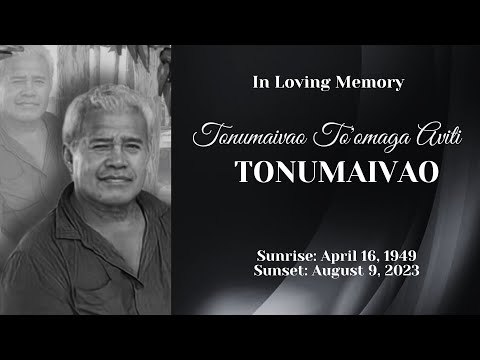 Tonumaivao To'omaga Aviti Tonumaivao