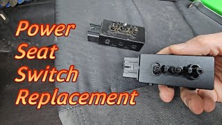 Power Seat Switch Replacement GMC Sierra / Chevy Silverado Broken / Not Working Easy DIY Fix