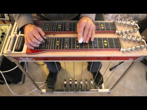 Mullen Pedal Steel Guitar and Hilton Volume Pedal Demo by Gary Sill