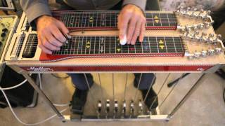 Mullen Pedal Steel Guitar and Hilton Volume Pedal Demo by Gary Sill