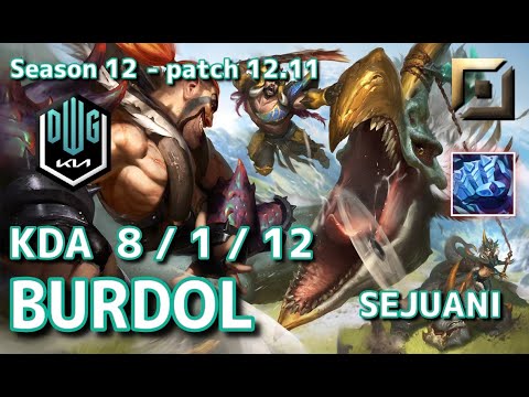 【KRサーバー/C1】DK Burdol セジュアニ(Sejuani) VS オーン(Ornn)  TOP- Patch12.11 KR Ranked【LoL】