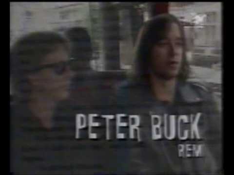 R.E.M. 1992-10 - MTV News, MTV, USA [Peter Buck on Jack Kerouac]