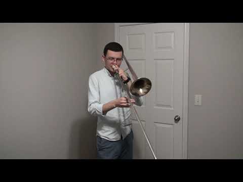 1944 Conn 4H Trombone (silver plated)  Serial # 3555xx (Sold)