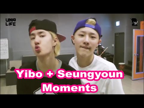 Yibo + Seungyoun Moments [UNIQ] 2 Leos/ BoYoun