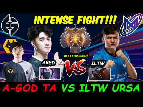 EG Abed [Templar Assassin] iceiceice vs Nigma.Galaxy iLTW [Ursa] - INTENSE Fight Ti10 Ranked Dota 2