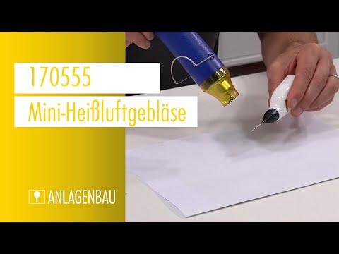 FALLER Werkstatt #10 - Nützliche Tricks mit dem Mini-Heißluftgebläse 170555