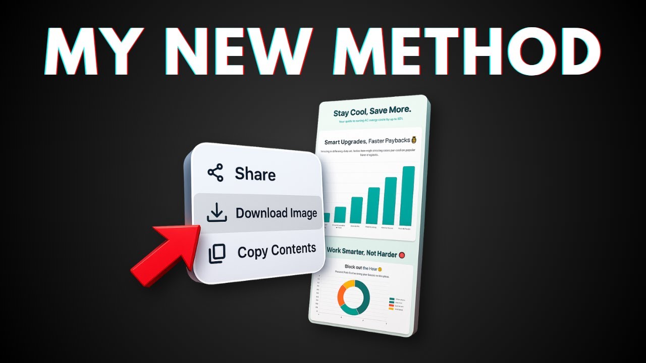 How to Download Gemini AI Infographic as a REAL Picture .PNG