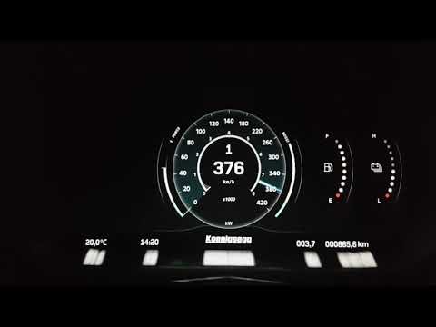 Koenigsegg Regera ACCELERATION and TOP SPEED RUN