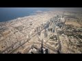 From the top of the Burj Khalifa's spire 828 m (aka ...