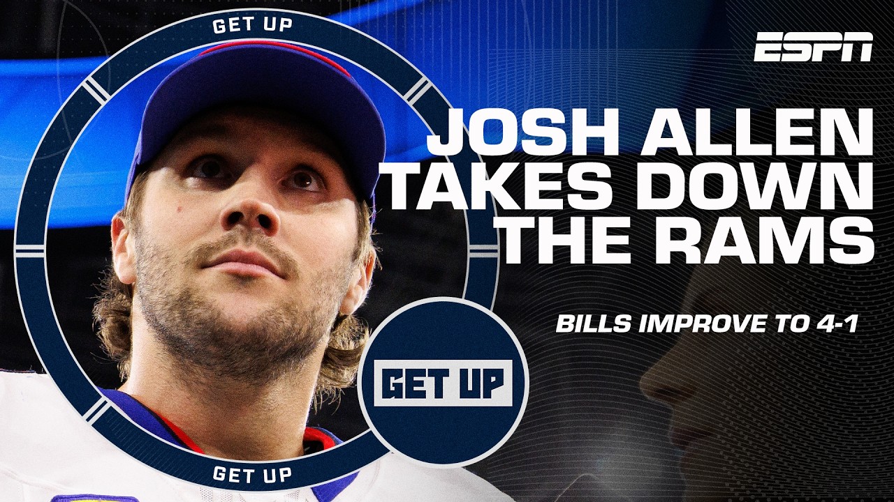 Josh Allen 'DESTROYED' the game with his legs! 🦵 How the Bills beat the Rams in OT on MNF | Get Up