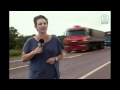 Repórter Se Assusta Com Caminhão E Interrompe Reportagem