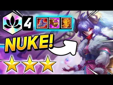*4 SPIRIT NUKE* ⭐⭐⭐ *KINDRED!*  - TFT 10.25 Teamfight Tactics Fates Set 4 Comps Meta Strategy Build