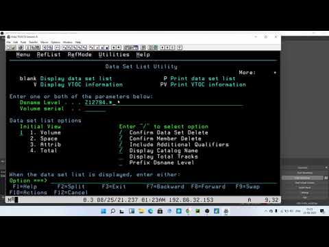 4 HOW TO ADD PS FILE  INSIDE PDS2 in mainframe / jcl  / mochasoft