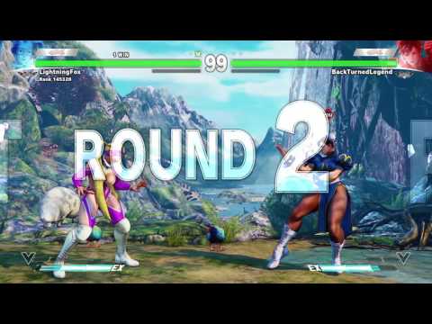 STREET FIGHTER V 1st Ranked Match Chun li