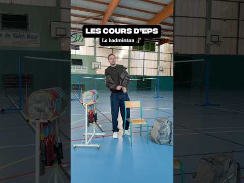 Épisode 5 des cours d’EPS (le badminton) 🏸 #eps #prof #humour #badminton #college