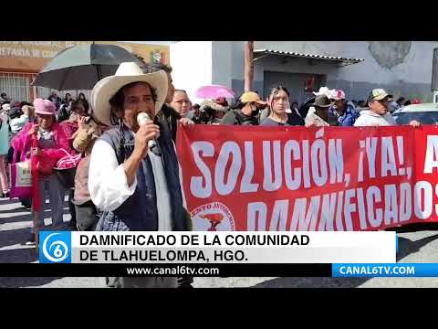 Video: Damnificados en Hidalgo denuncian exclusión del censo del bienestar