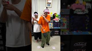 スカイピーステオくんと右左どっち目隠しハリセンゲーム！！