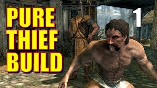 Skyrim Pure Thief Walkthrough 100% STOLEN LOOT Part 1 - Rules of EnGANKment