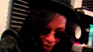 DawnRichard in studio rec These Tears