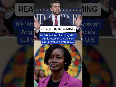 It’s ‘about the color of my skin’: Angie Nixon on VP Vance’s call to remove her from US