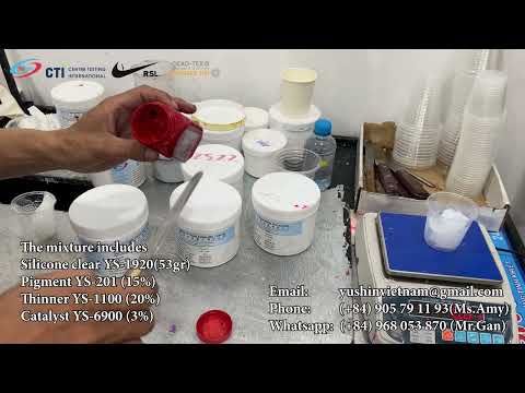 YUSHIN COMPANY || SILICONE PRINTING || TEFLON TECHNIQUE