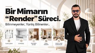 Bir Mimarın "Render" Süreci. Bilinmeyenler, Yanlış Bilinenler.. #mimarlık #tasar