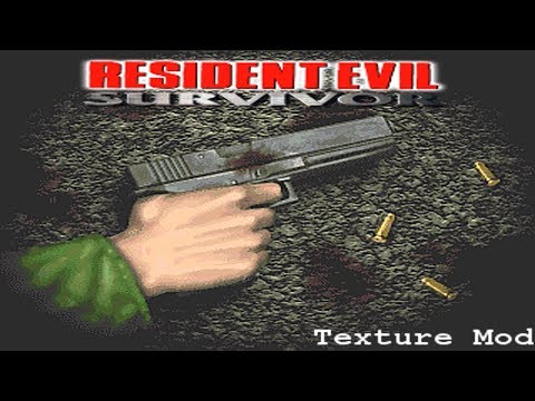 Resident Evil Survivor : Texture Mod / Playing all routes  [ PS1 MOD ]