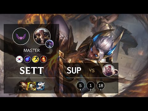 Sett Support vs Rakan - KR Master Patch 12.3