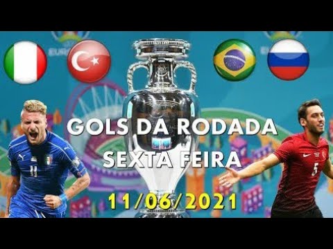 GOLS DESTA SEXTA  11/06/2021 | GOLS DE HOJE FUTEBOL EUROPEU - JOGOS DE HOJE - GOLS DA RODADA EUROPA