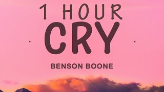 Benson Boone - Cry | 1 hour lyrics
