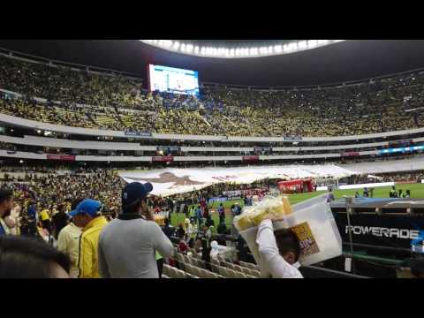 "América vs Xolos de Tijuana | Increíble recibimiento al mejor equipo de México | Estadio Azteca 2" Barra: Ritual Del Kaoz • Club: América • País: México