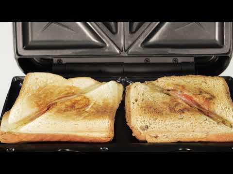 Миниатюра изображения товара Сэндвичница Endever Skyline SM-28 (черный/сталь)