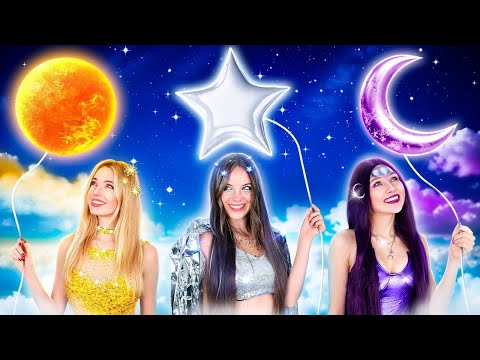 Menina Lua, Menina Sol e Menina Estrela! Quem Ficará na Vida Real Para Sempre