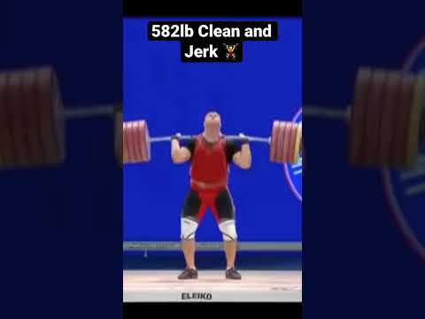 Aleksey Lovchev 582lb Clean and Jerk 🏋️‍♂️