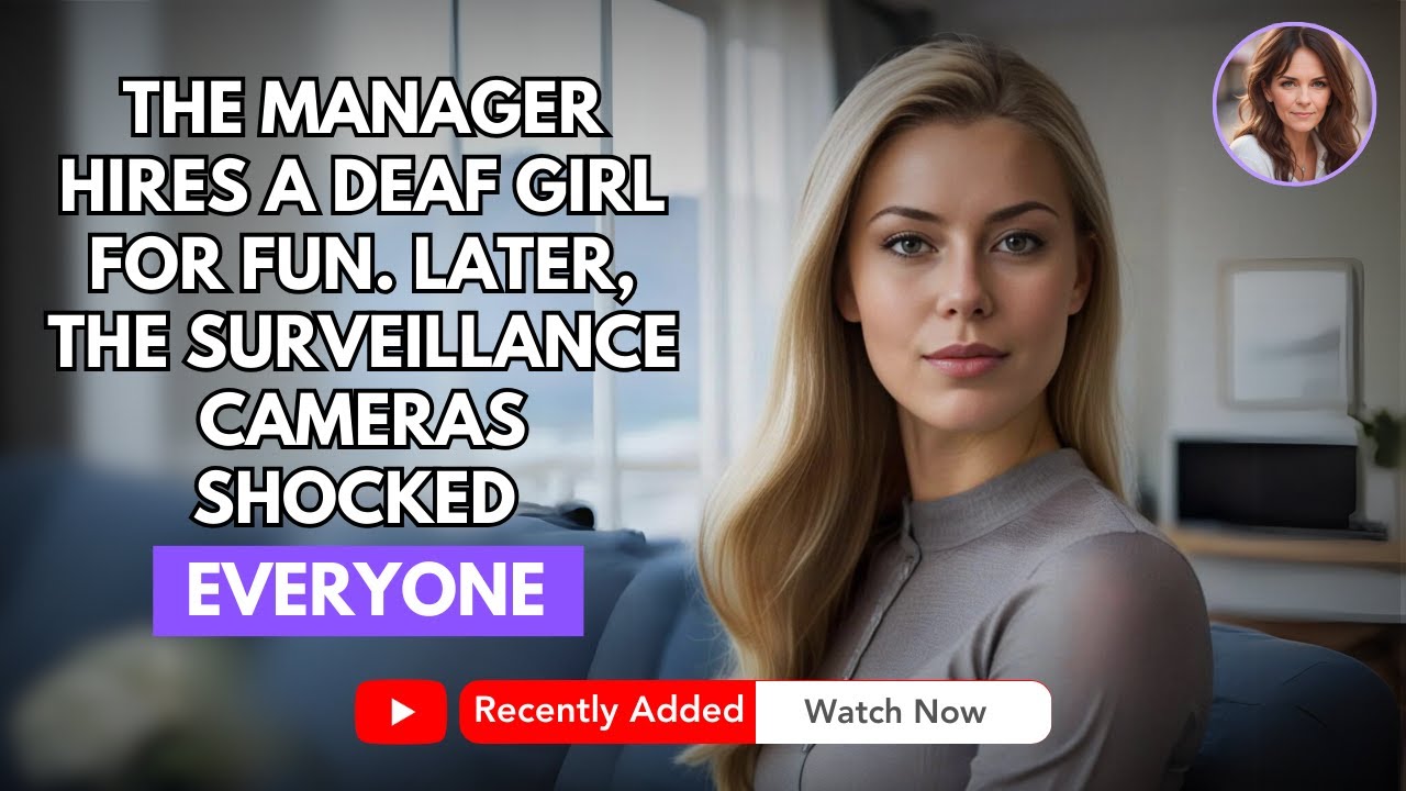MANAGER HIRES A DEAF GIRL AS A MOCKERY. HOWEVER, SURVEILLANCE CAMERAS REVEAL SOMETHING SHOCKING...