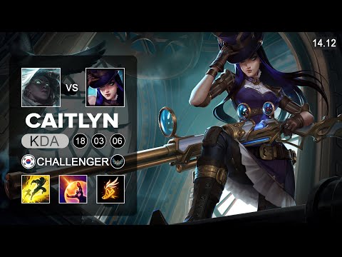 Hans Sama Caitlyn vs Senna ADC - EUW Challenger - Patch 14.12 Season 14