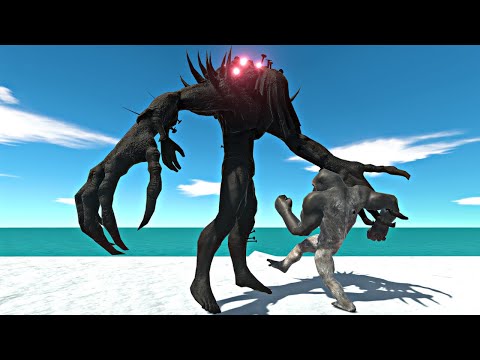 Dark Scourge vs Mutant Primates Army in Arena of Evil - Animal Revolt Battle Simulator