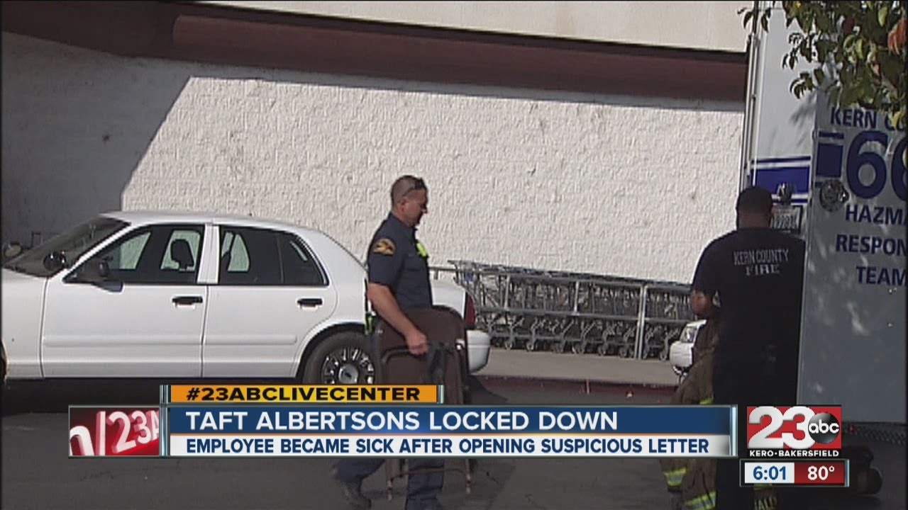 Haz-Mat team called out to Albertsons in Taft