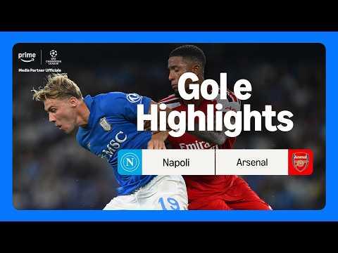 NAPOLI - ARSENAL gol e highlights | UEFA Champions League