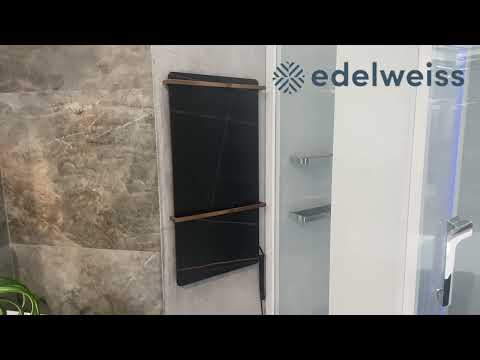 Электрический полотенцесушитель Black & White N-389ND коричневый с золотом