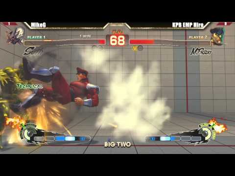 SSF4 AE2012 MikeG vs KPB EMP Hiro - Big Two #51 Tournament
