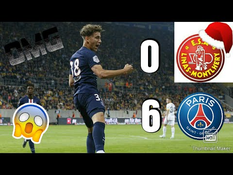 LINAS MONTLHÉRY 0 - 6 PARIS SAINT GERMAIN : PARIS CONFIRME EN JOUANT VRAIMENT INTÉRESSANT !!!!!