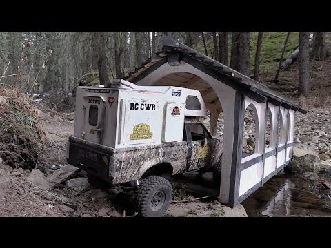 RC CWR Scale Town one bridge in one bridge out