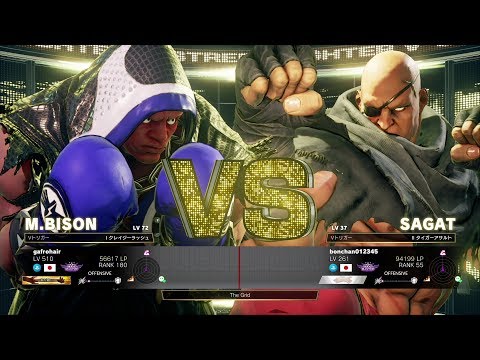 Gafro (Balrog) vs Bonchan (Sagat)：ガフロ（バイソン）vs ボンちゃん（サガット）