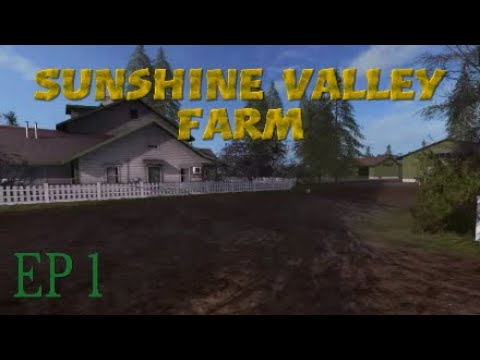 Let's Play Farming Simulator 17 PS4 | Sunshine Valley Farm | On The Farm - Ep 1