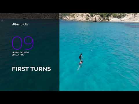 Aerofoils Academy 09 first turns with your eFoil