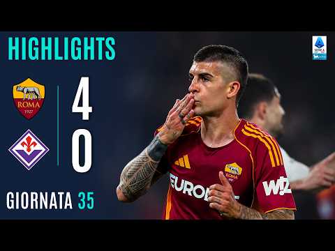 Video Roma-Fiorentina 4-0: gol e highlights