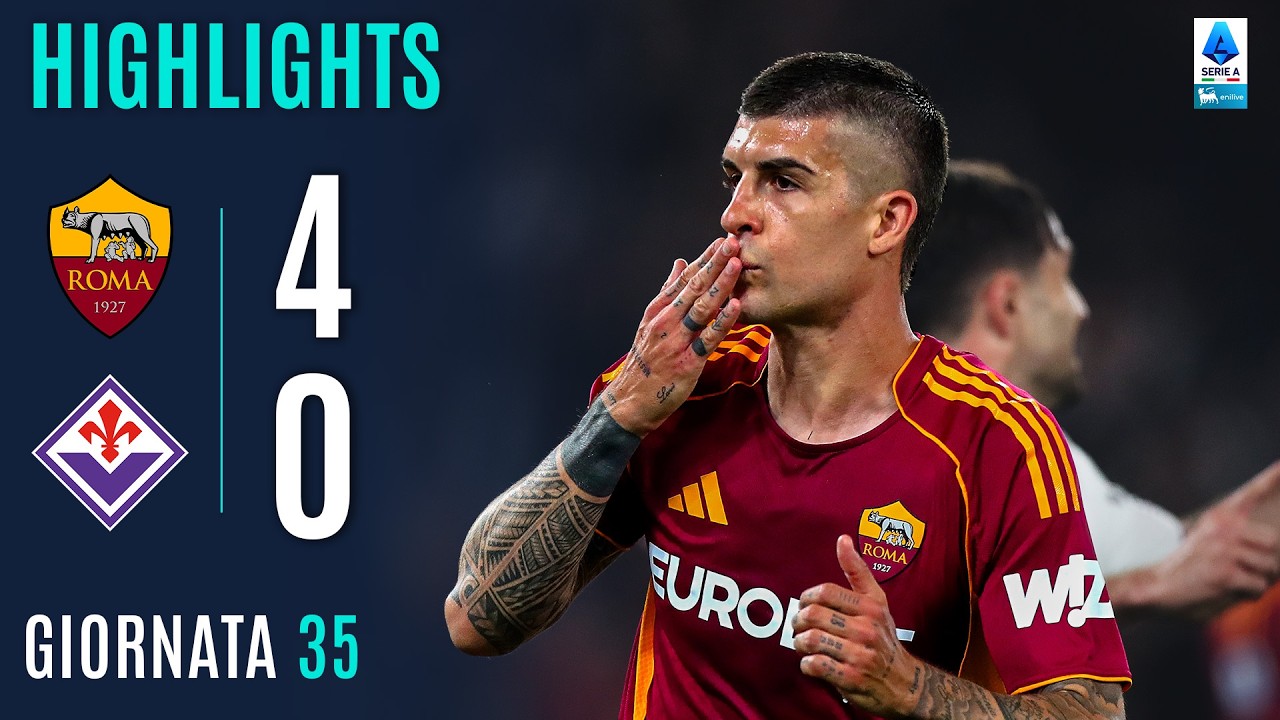 Poker Giallorosso all’Olimpico | ROMA-FIORENTINA 4-0 | HIGHLIGHTS | SERIE A ENILIVE 2025/26