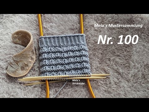 Sock pattern no. 100 - knitting pattern in the round / knitting sock pattern
