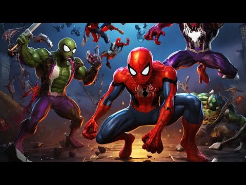 TEAM AMAZING SPIDER-MAN COLOR VS TEAM SPIDER-MAN COLOR - SPIDER-MAN BATTLE - EPIC SUPERHEROES WAR